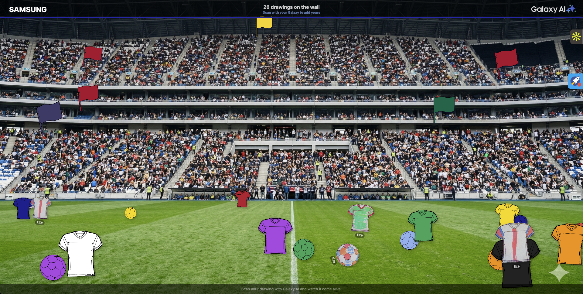 Samsung Galaxy AI · Living Stadium